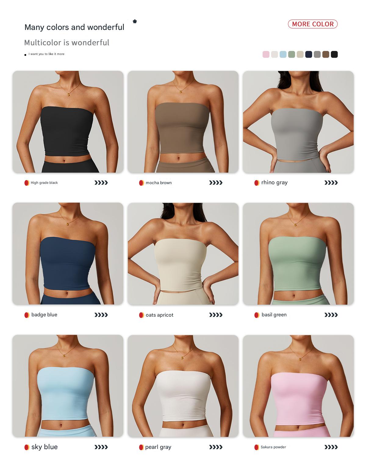 Black Basic Essential Tube Top for Daily Wear - Image 3